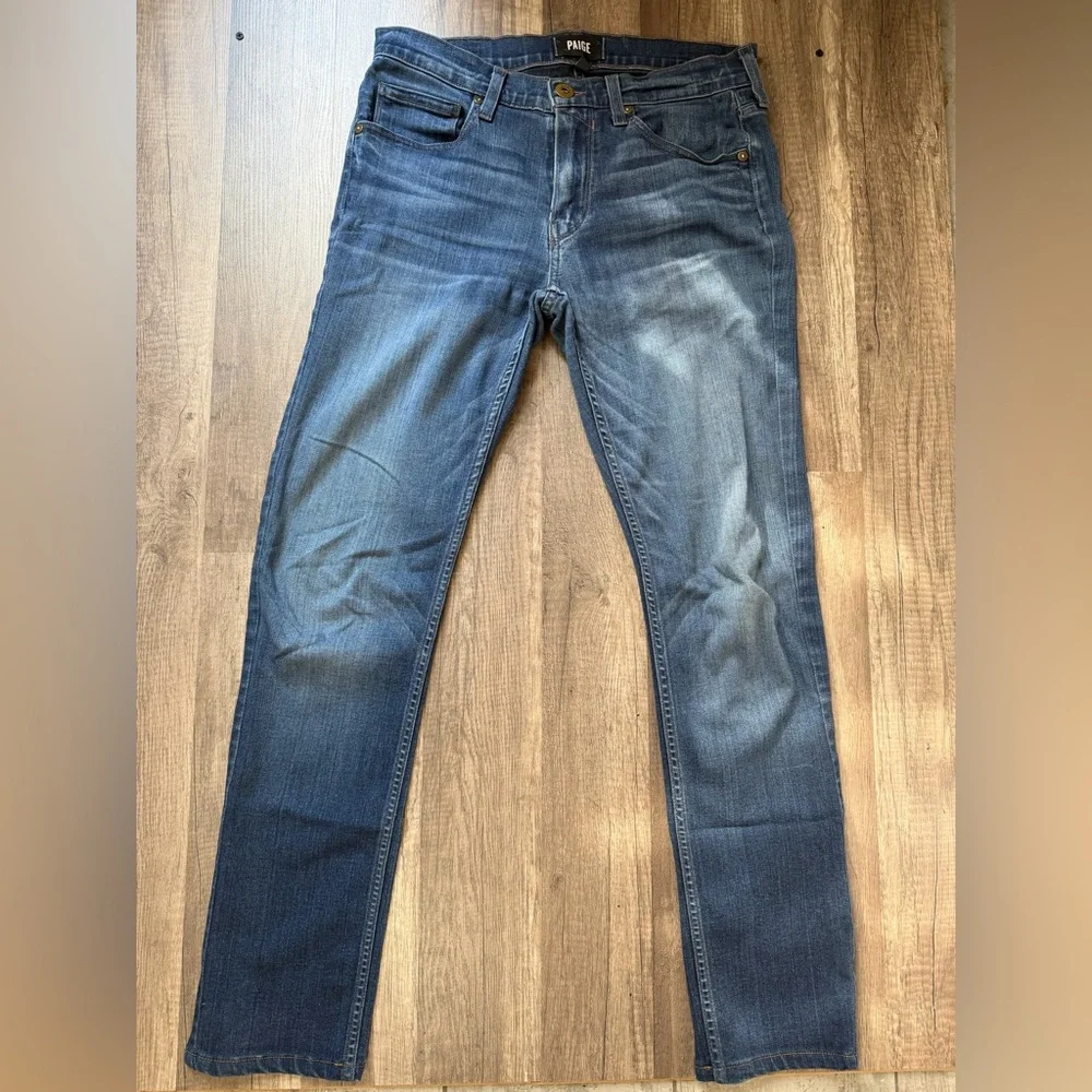 PAIGE Lexon Blue Jeans Size Womens 29 EUC - Picture 3 of 12
